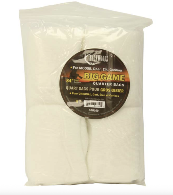 Backwoods Big Game Quarter Bags {Cheesecloth} ~ 4 x 84″ per bag